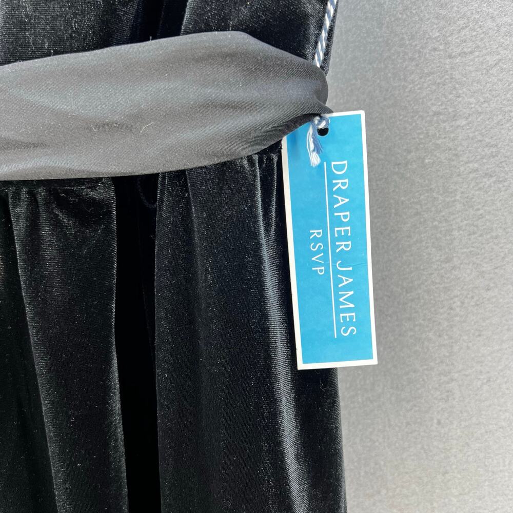 Draper James Dress Women's 2XL Black V-Neck Sleeveless Classic Little Black NWT - Picture 4 of 14